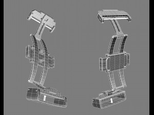 clasp watch buckle strap butterfly system 3D Model