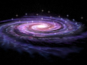 spiral galaxy in deep space 3D 모델
