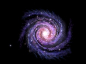 spiral galaxy in deep space 3D 모델