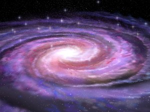 spiral galaxy in deep space 3D 모델
