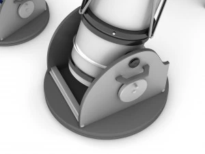 refrator de telesc&oacute;pios e sistema refletor Modelo 3D