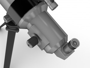 telescopes refractor and reflector system Model 3D
