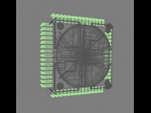 central computer processors cpu 3D-Modell