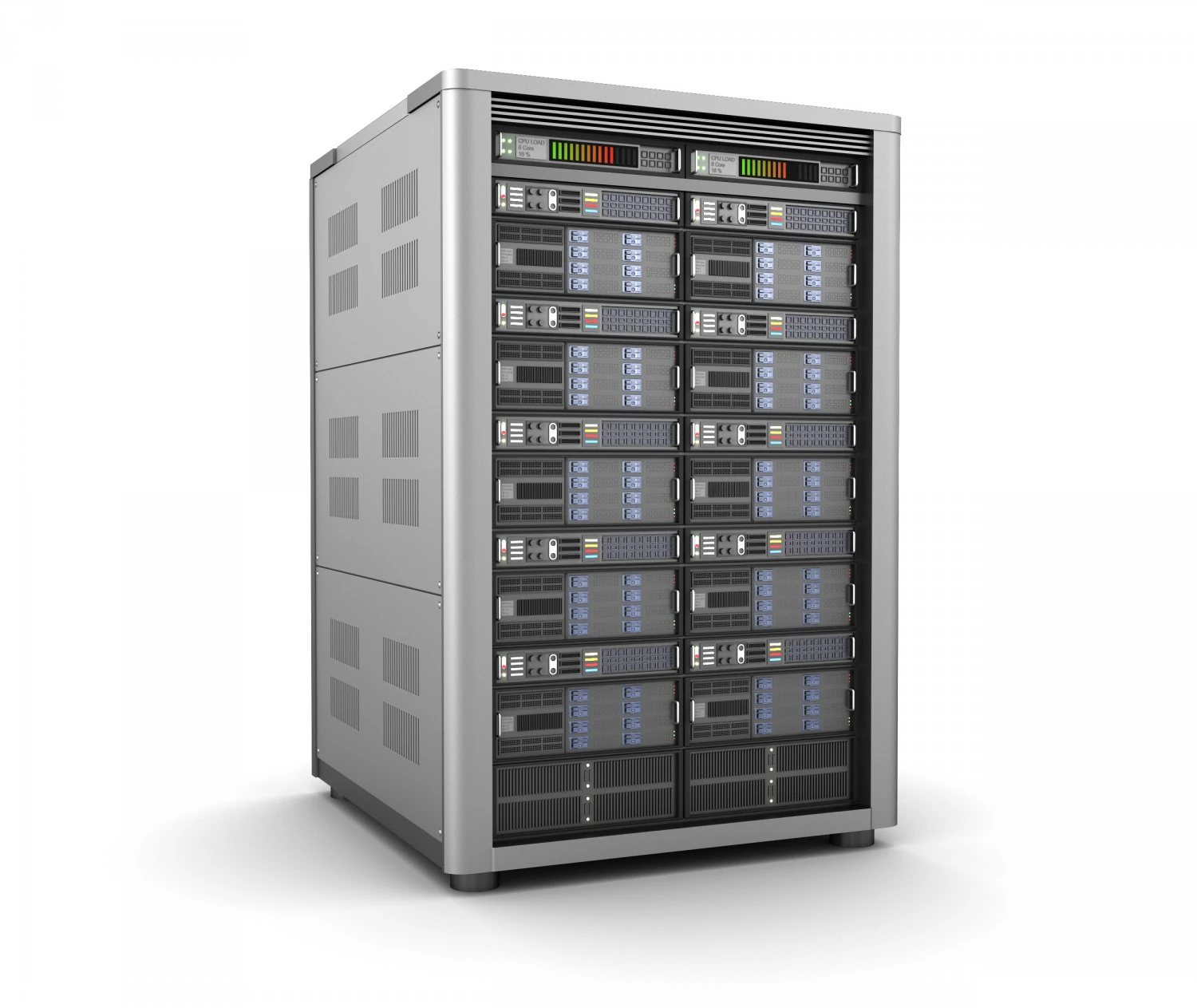 modern server storage database 3D Model .c4d .max .obj .3ds .fbx .stl .blend 