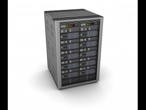 modern server storage database 3D Модель