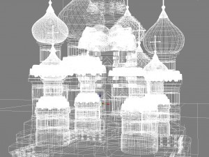 moscow cathedral russian famous symbol 3D मॉडल