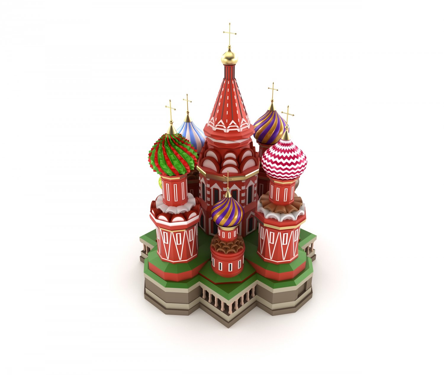 Кремль 3d модель