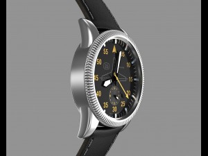 aviator wrist watch my own design 3D Модель