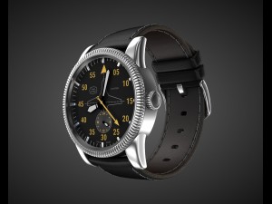 aviator wrist watch my own design 3D Модель