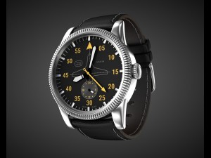 aviator wrist watch my own design 3D Модель