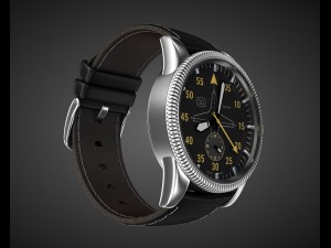 aviator wrist watch my own design 3D Модель
