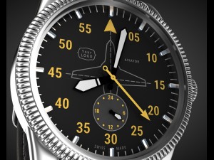 aviator wrist watch my own design 3D Модель
