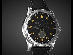 aviator wrist watch my own design 3D Модель