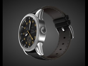 aviator wrist watch my own design 3D Модель