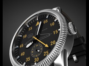 aviator wrist watch my own design 3D Модель