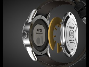 aviator wrist watch my own design 3D Модель