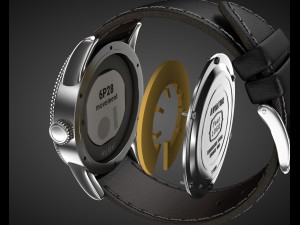 aviator wrist watch my own design 3D Модель