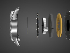 aviator wrist watch my own design 3D Модель