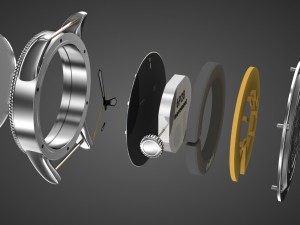 aviator wrist watch my own design 3D Модель