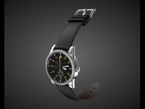 aviator wrist watch my own design 3D Модель