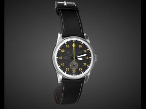 aviator wrist watch my own design 3D Модель