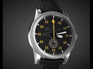 aviator wrist watch my own design 3D Модель