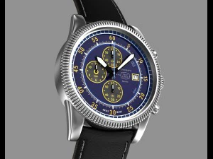 chronograph wrist watch my own design 3D Model