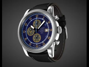 chronograph wrist watch my own design 3D Model