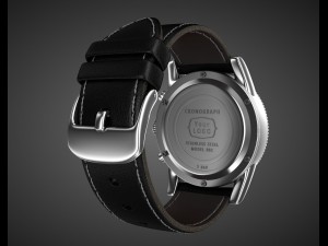 chronograph wrist watch my own design 3D Модель