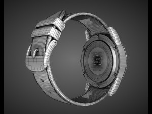 chronograph wrist watch my own design 3D Модель