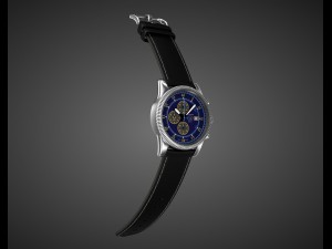 chronograph wrist watch my own design 3D Модель