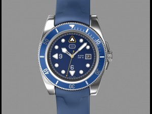 diver wrist watch my own design 3D 모델