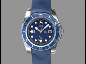 diver wrist watch my own design 3D Model