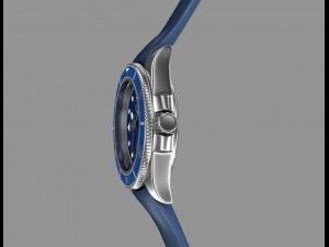 diver wrist watch my own design 3D 모델