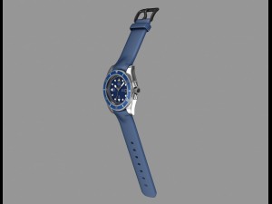 diver wrist watch my own design 3D 모델
