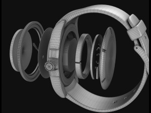diver wrist watch my own design 3D 모델