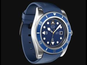 diver wrist watch my own design 3D Model