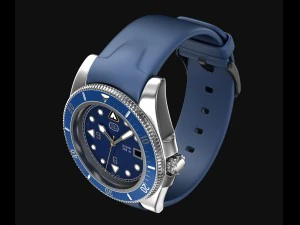 diver wrist watch my own design 3D Model