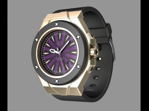 modern wrist watch my own design 3D Model