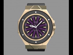 modern wrist watch my own design 3D Model