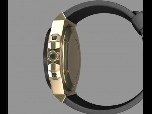 rel&oacute;gio de pulso moderno meu pr&oacute;prio design Modelo 3D