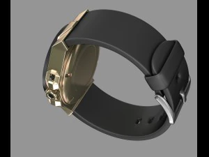 rel&oacute;gio de pulso moderno meu pr&oacute;prio design Modelo 3D