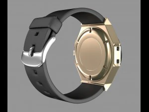 rel&oacute;gio de pulso moderno meu pr&oacute;prio design Modelo 3D