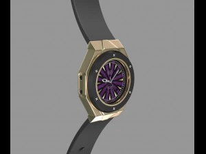 rel&oacute;gio de pulso moderno meu pr&oacute;prio design Modelo 3D