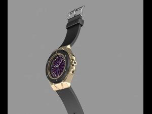 rel&oacute;gio de pulso moderno meu pr&oacute;prio design Modelo 3D