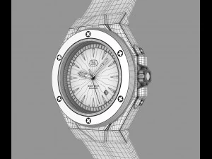 rel&oacute;gio de pulso moderno meu pr&oacute;prio design Modelo 3D