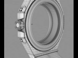 rel&oacute;gio de pulso moderno meu pr&oacute;prio design Modelo 3D