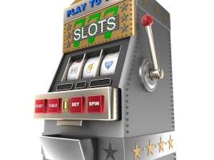 a slot machine gamble machine 3D Model