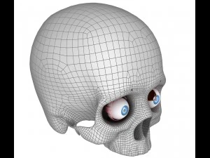 eye anatomy - inner structure 3D Model