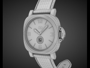aviator wrist watch my own design 3D मॉडल